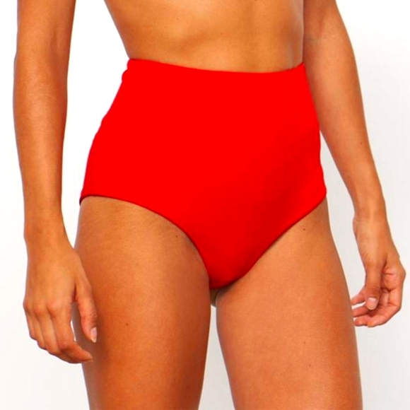 Mara Hoffman Lydia High Waisted Bikini Bottom Size XL New With Tags - Picture 1 of 5